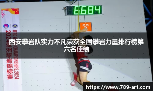 西安攀岩队实力不凡荣获全国攀岩力量排行榜第六名佳绩